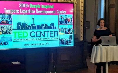 11.12.2019 TED Center presented at Tampere City Hall at Tampere Ambassadors event