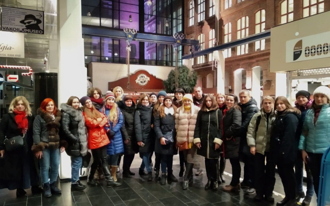 TEd Cenetr welcomes in Tampere a group of students from Ukraine