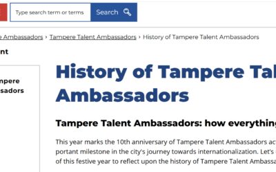 New article by TED Center “History of Tampere Ambassadors”